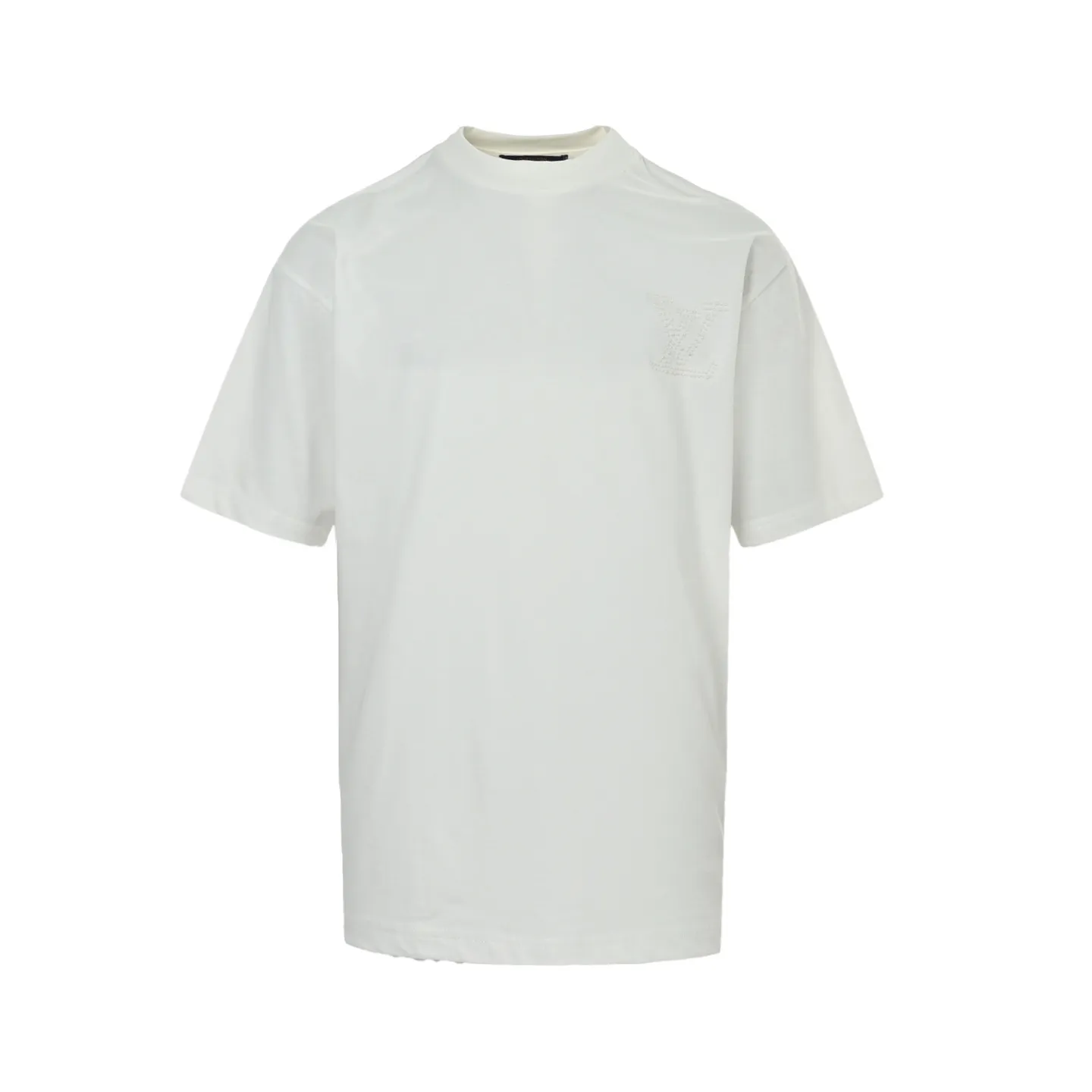 Louis Vuitton/Louis Vuitton 26ss pearl letter print short sleeves